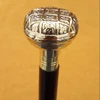 New Decorative Brass Knob Handles for walking sticks / Wooden foldable walking stick / walking cane with antique brass handle