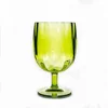 10oz BPA free Acrylic Tritan shatterproof short thick stem wine glasses