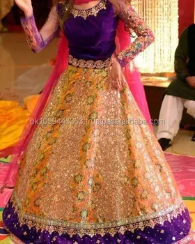 fancy wedding dresses pakistani
