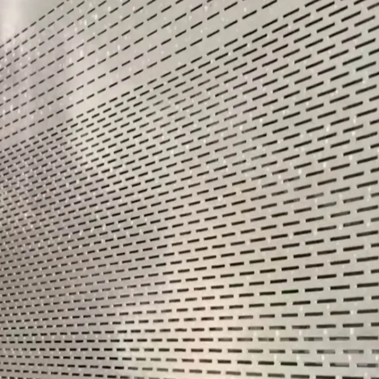 Aluminum Material Slotted Hole Perforated Metal Panels For Walls Buy