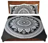 Home Elite Dynamic Print Cotton Double Bedsheet with 2 Pillow Covers - Floral, Multicolour