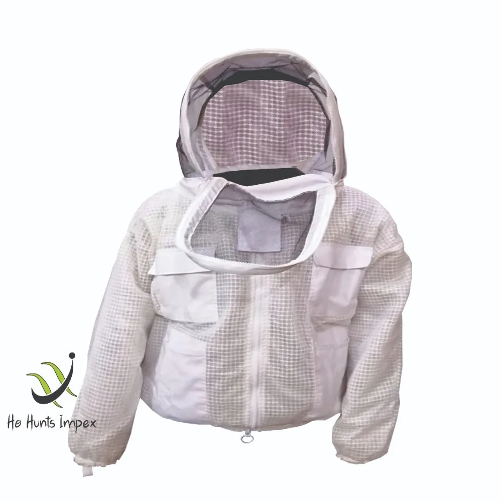Beekeeping Honey Bee Safety Suit Bee Protection Suit Hooded Poly/cotton