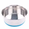 Ski Group of Stainless Steel Pure Silver Heavy Dog Feeding Bowl With Stylish Design