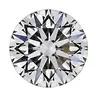 Loose moissanite Stone Near White I-J Color Round Brilliant Cut Excellent Grade VVS1 7 MM
