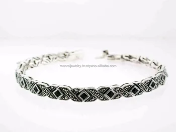 art deco silver bracelet