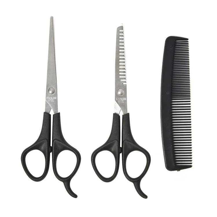 Household Cheap Hair Scissors Comb Set Stainless Steel Hair Dressing
