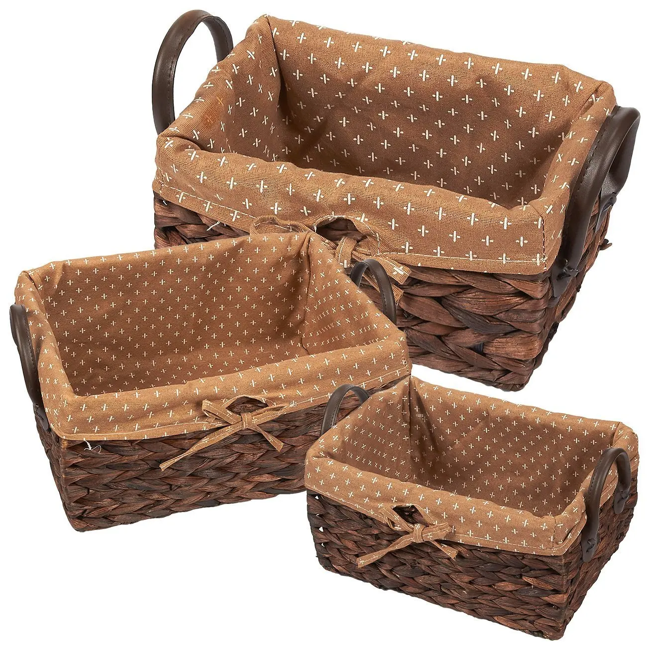 decorative baskets for shelves