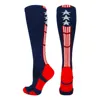 Mens Warm Football Socks Basketball Knee High Socks Soccer Baseball Running long anti slip football socks