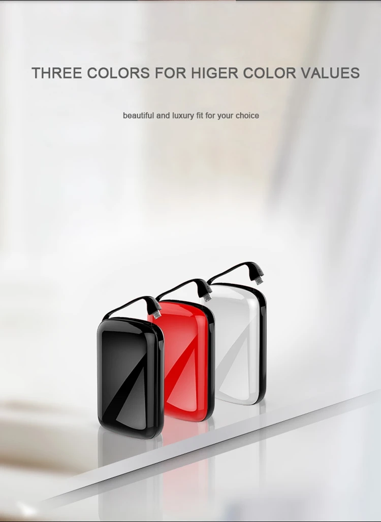 Power Bank Mini 10000mAh USB 2.1A Output Compact External Battery Portable Charger for Mobile Phone - ANKUX.COM