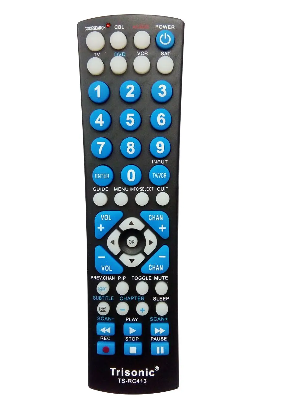 Trisonic universal remote