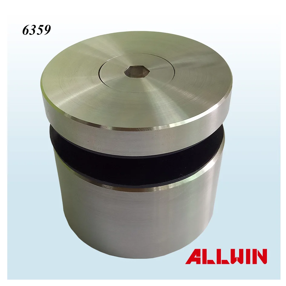 Stainless Steel Glass Holder Bracket Wall Mount Sign Spacer Screw Glass