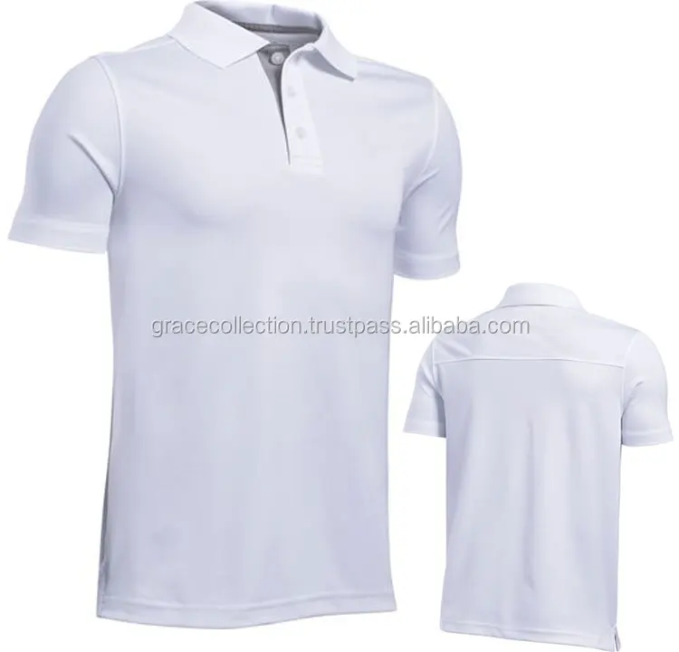 Polo dry fit blanco Clearance