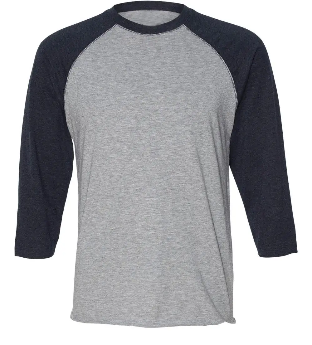 3/4 Sleeves Baseball Shirts / Custom Raglan Tshirts / Long Sleeve Tshirts For Women Buy