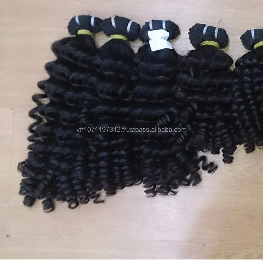 Good Curly Style Remy Hair Weave Vision Hair Products
