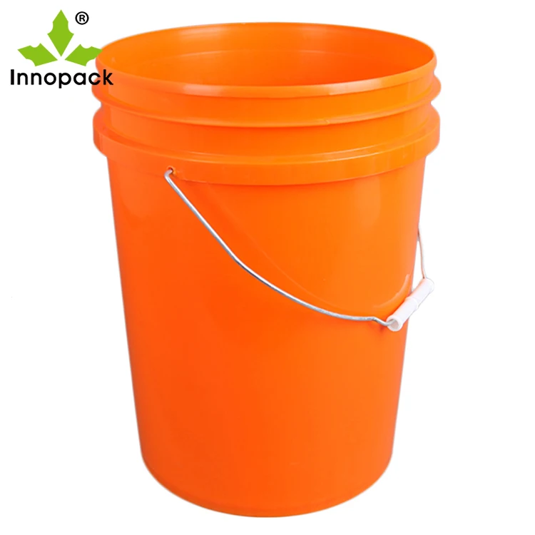 Colored 5 Gallon Plastic Paint Pail Buckets With Lid - Buy Paint Pail ...