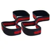 Figure eight 8 Padded Cuff Weight Lifting Wrist Straps Gym Deadlift Double Loop Bodybuilding Gym Training