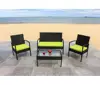 PE Poly Wicker Rattan Outdoor / Garden Furniture - Sofa set 0