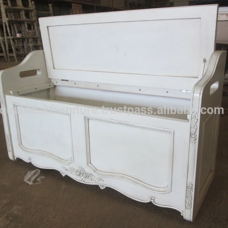 Antique Victorian Style Toy Box With Cushion Buy Wooden Toy Box