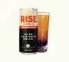 Rise Iced Coffee Drink Canned Flavor Original Black USDA Organic nitro cold brew coffee