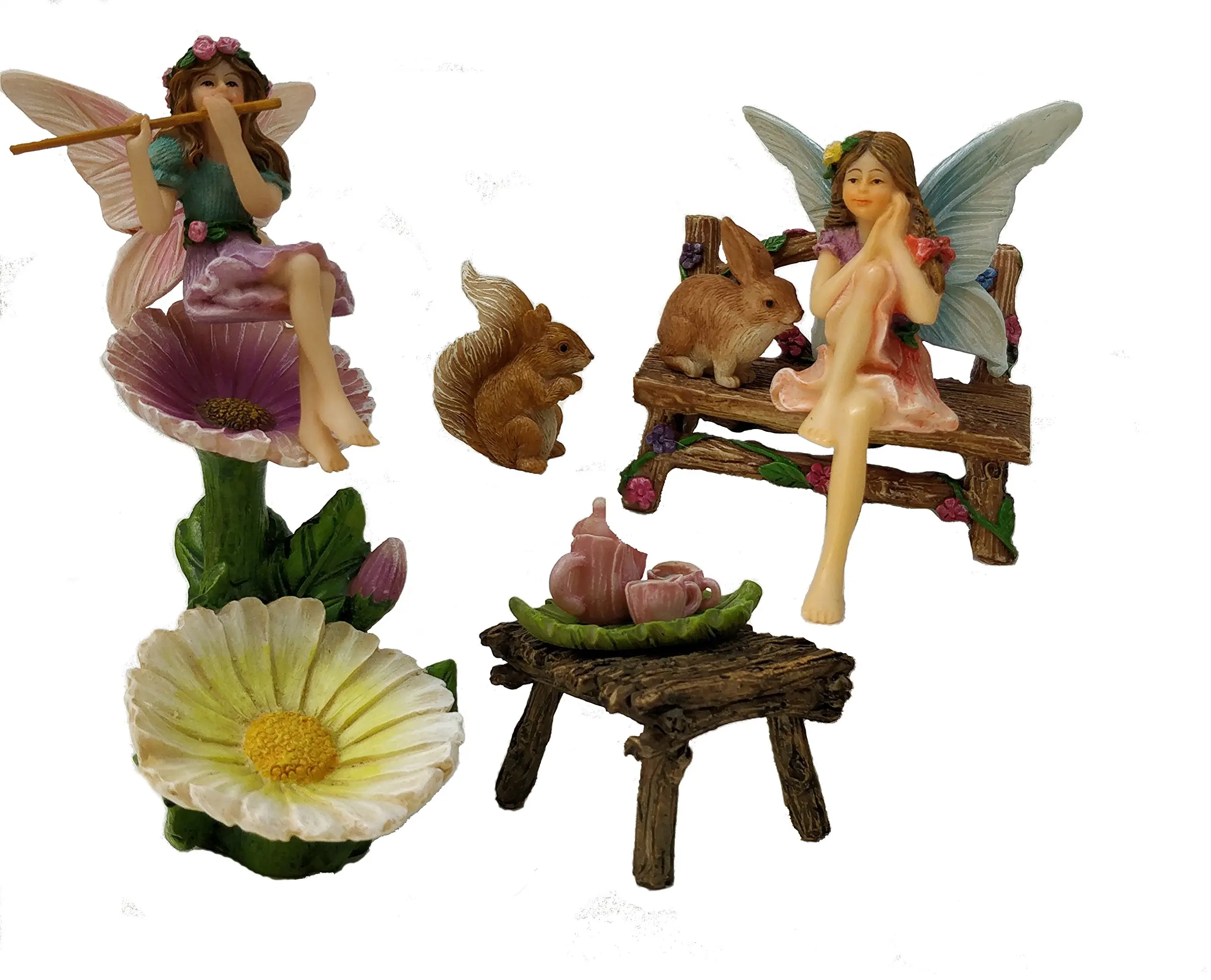 resin pixie garden ornaments