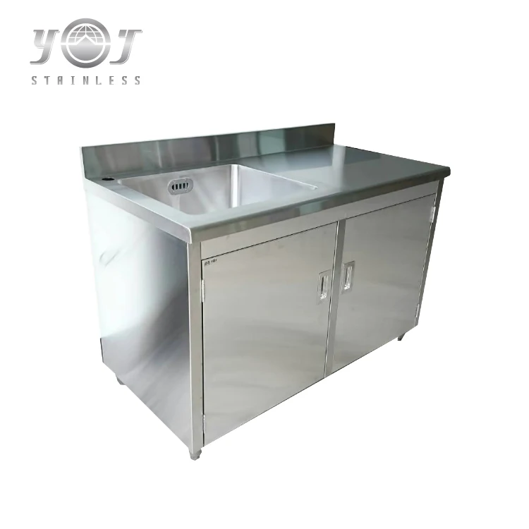 Countertop Laundry Kitchen 304 Stainless Steel Sink Bench View