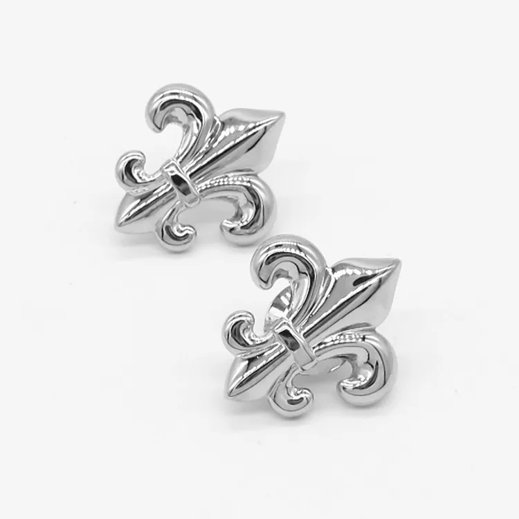 Custom logo fleur de lis lapel pin making supplies.jpg