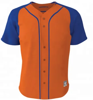orange baseball jersey