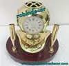 ANTIQUE MARITIME NAUTICAL BRASS MINI SEA DIVER'S DIVING HELMET AND PEN HOLDER