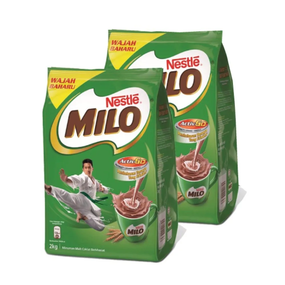 Wholesale 2kg Nestle Milo Halal Activ-go Drinking Malt Hot Chocolate ...