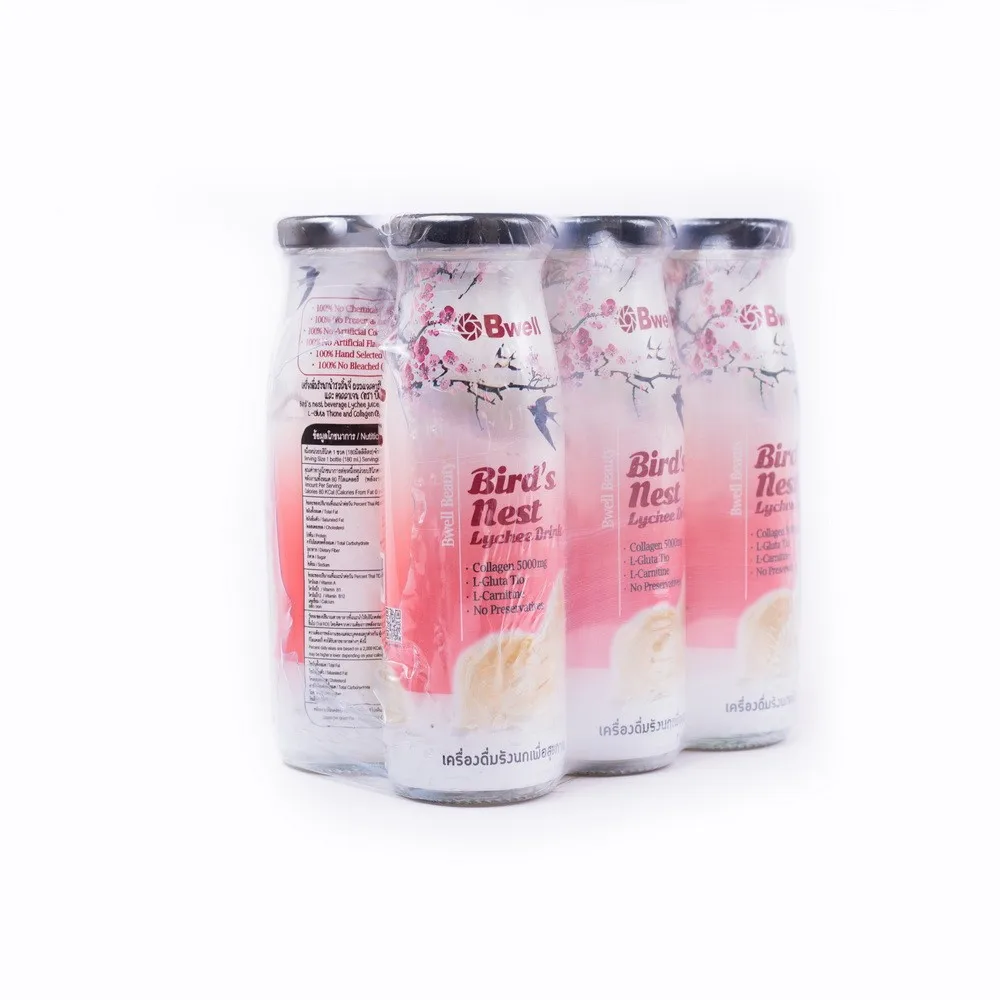 Bird's Nest Beverage Functional Drink With Lynchee Made From Pure Bird