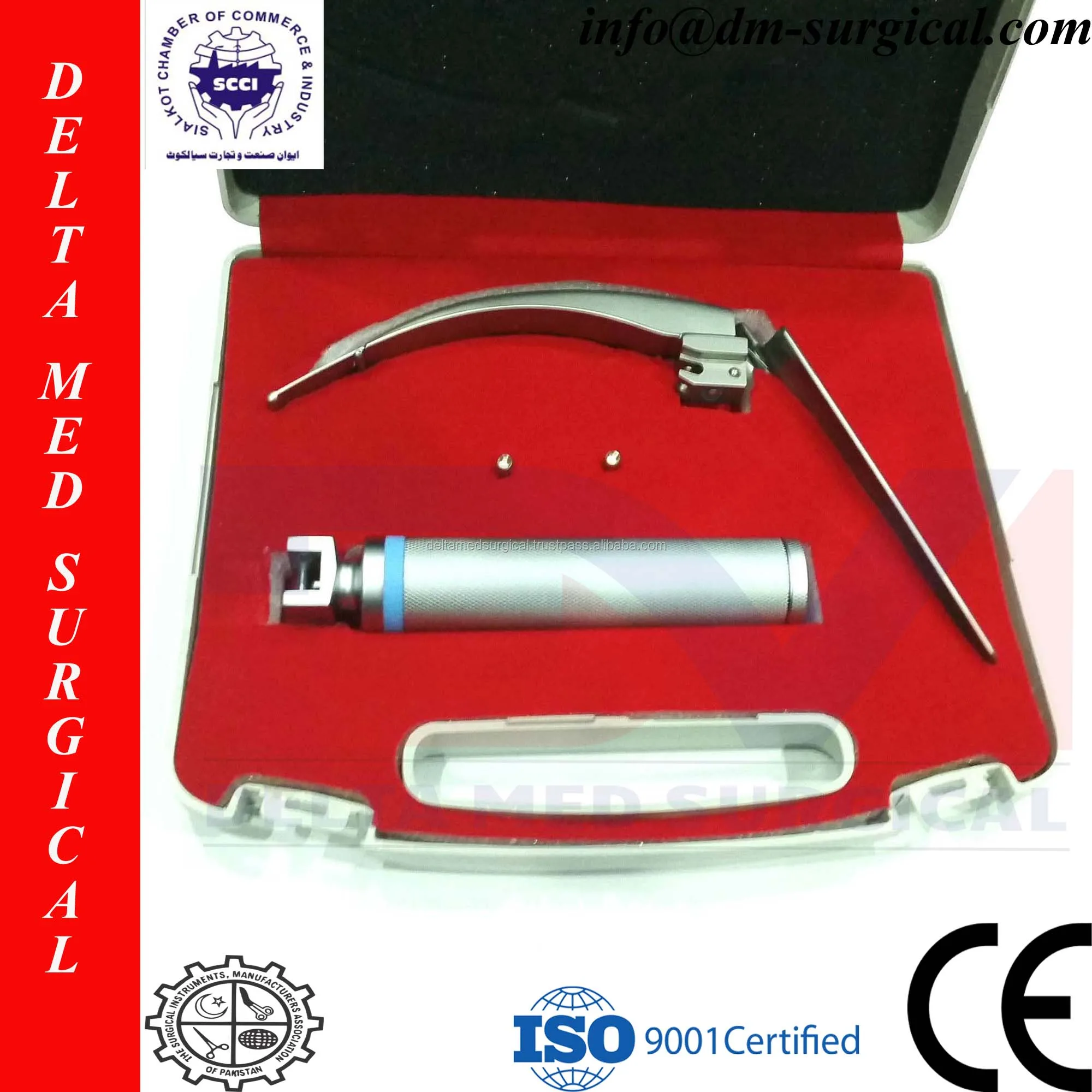 Laryngoscope Mac Blade #3 Emt Anesthesia Intubation Diagnostic 