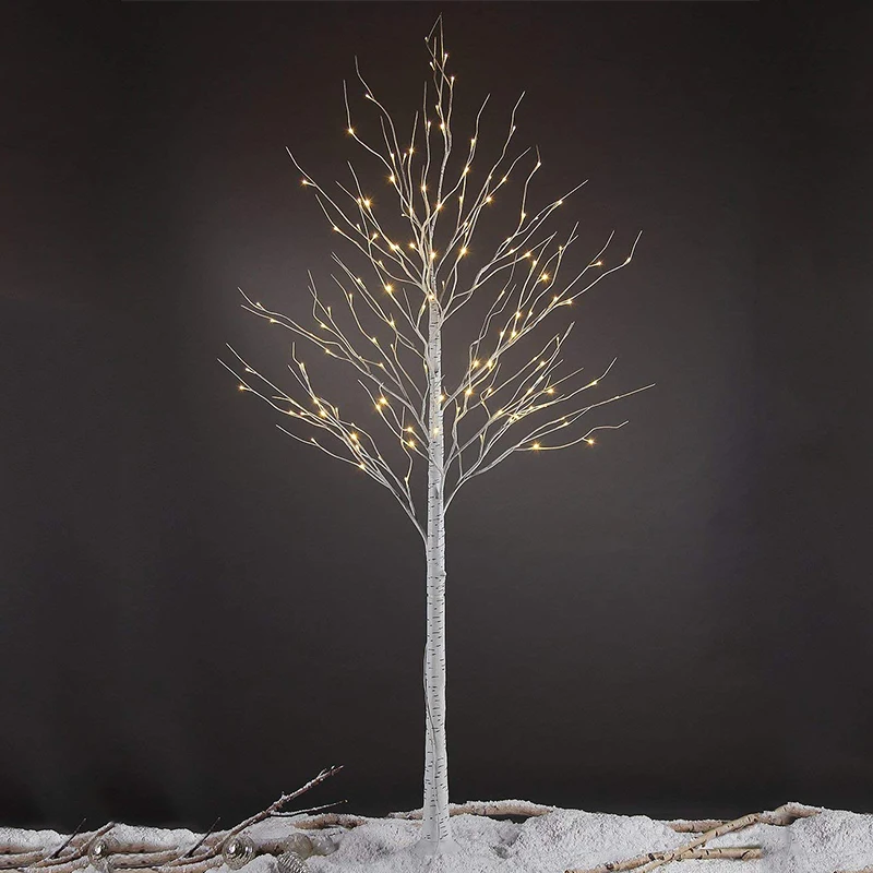 Different Colors Led Birch Tree Light Indoor/outdoor Christmas ...