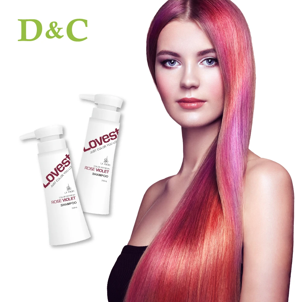 Salon Organic Shampoo Color For Hair Dye Rose Violet Buy Shampoo