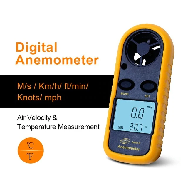 Electronic Wind Anemometer Marine Digital Anemometer Gm816 Buy Gm816