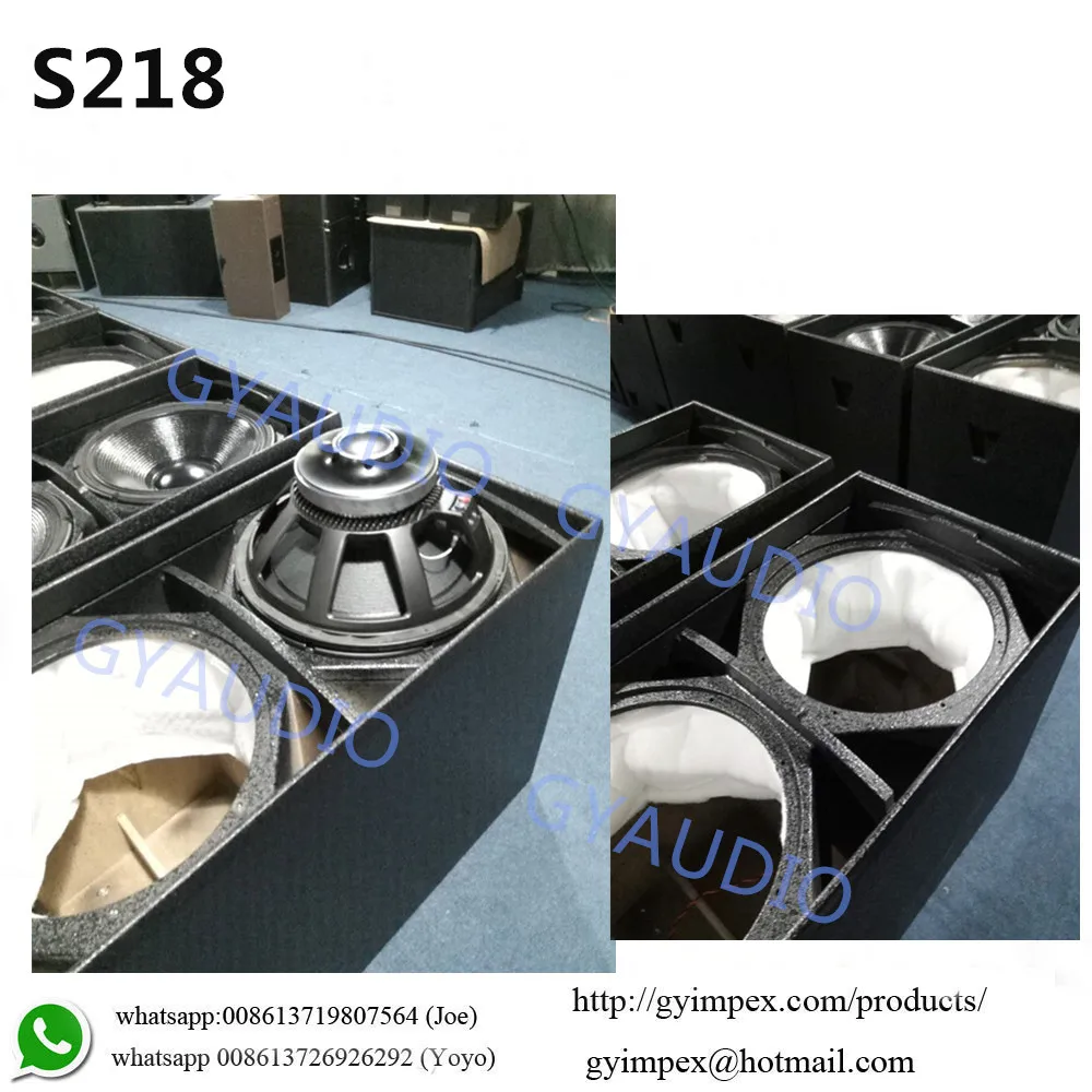 1600w Powerful Dual 18 Inch Subwoofer Speaker Box S218+ Buy Pa