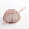 Copper Plated Stainless steel wire mesh tea infuser strainer