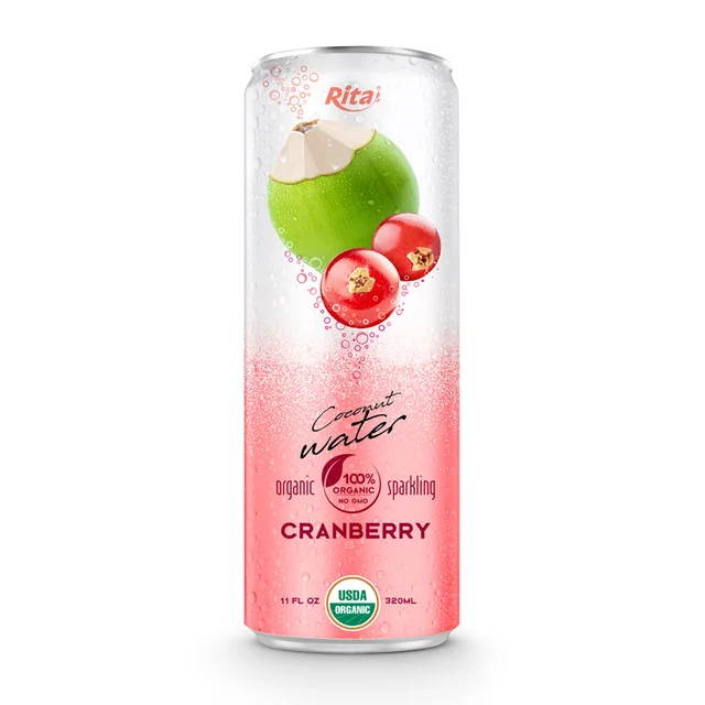 sparkling organic drink