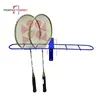 Metal wall mounted racket rack / separate storage racket rack with many grids