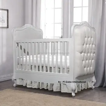 distressed baby crib