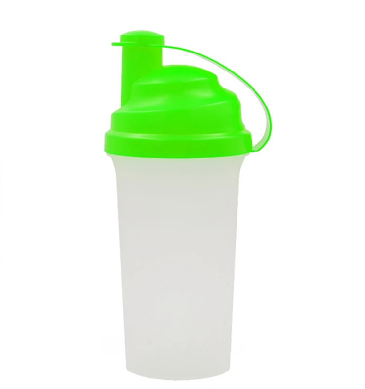popular 700ml outdoor sports plastic protein shaker bottle with lid