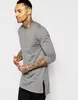 lightness colors cotton made it elongated t shirts for men