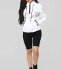 Custom women Front Row Seats Windbreaker Jacket - White windbreaker jacket pullover
