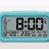 Mirror Snooze Function Digital Alarm Clocks LED Temperature Calendar Mirror Table clock Home Decor Gifts