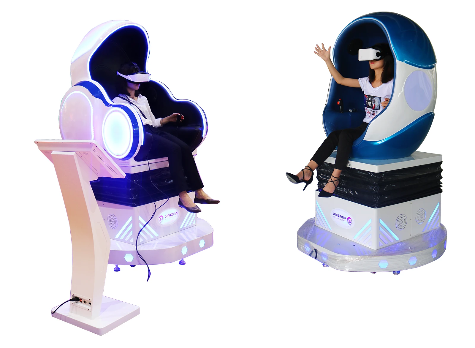 1 seat virtual reality 9d cinema vr game machine
