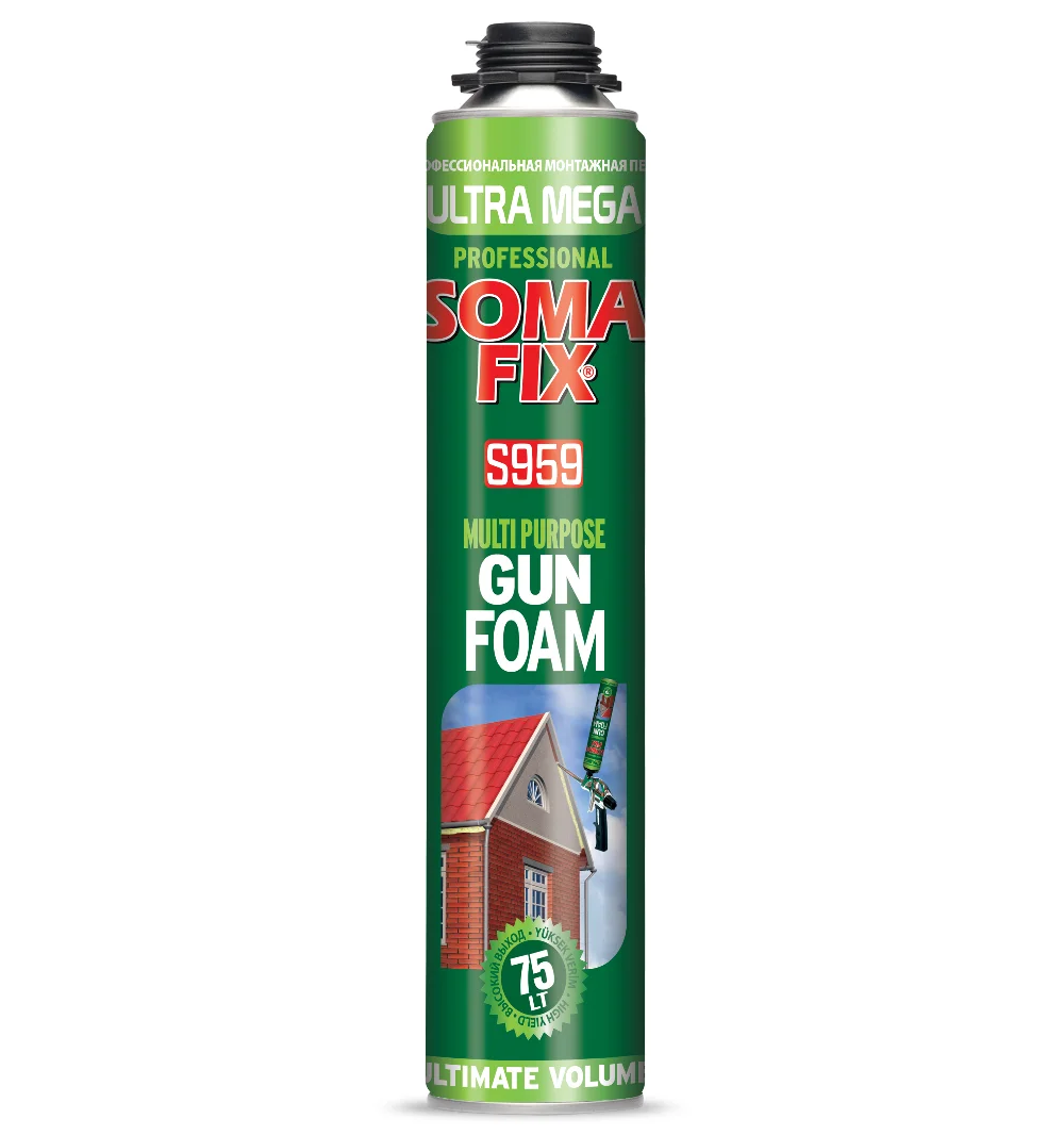 Somafix 870 Ml Ultra Mega Polyurethane Gun Foam - Buy Polyurethane,Foam ...