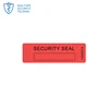 Adhesive scratch off red rolls of anti tamper evident seal security stickers labels on passport