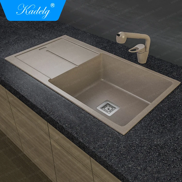 Granite Stone Single Bowl Kitchen Sink for Dining Room