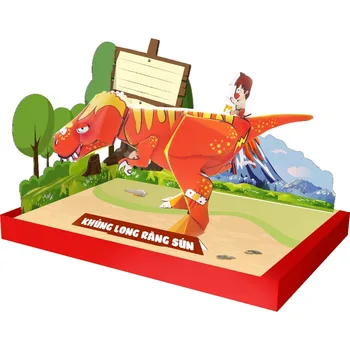 dinosaur paper toy