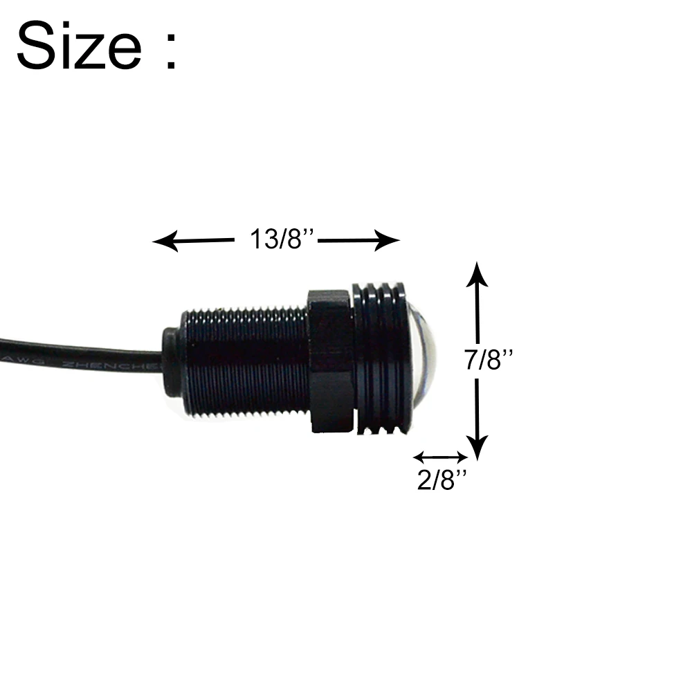 Wholesale Waterproof Ip68 Led Boat Drain Plug Light Rgb Color 9w