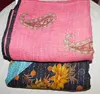Indian Vintage Kantha Quilts Patchwork Blanket Throw Cotton Bedspread